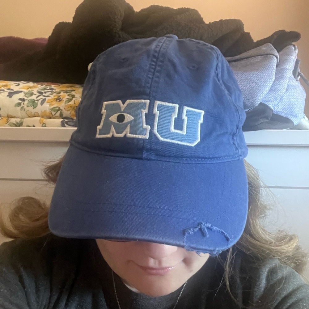 Blue Monsters University Disney baseball hat